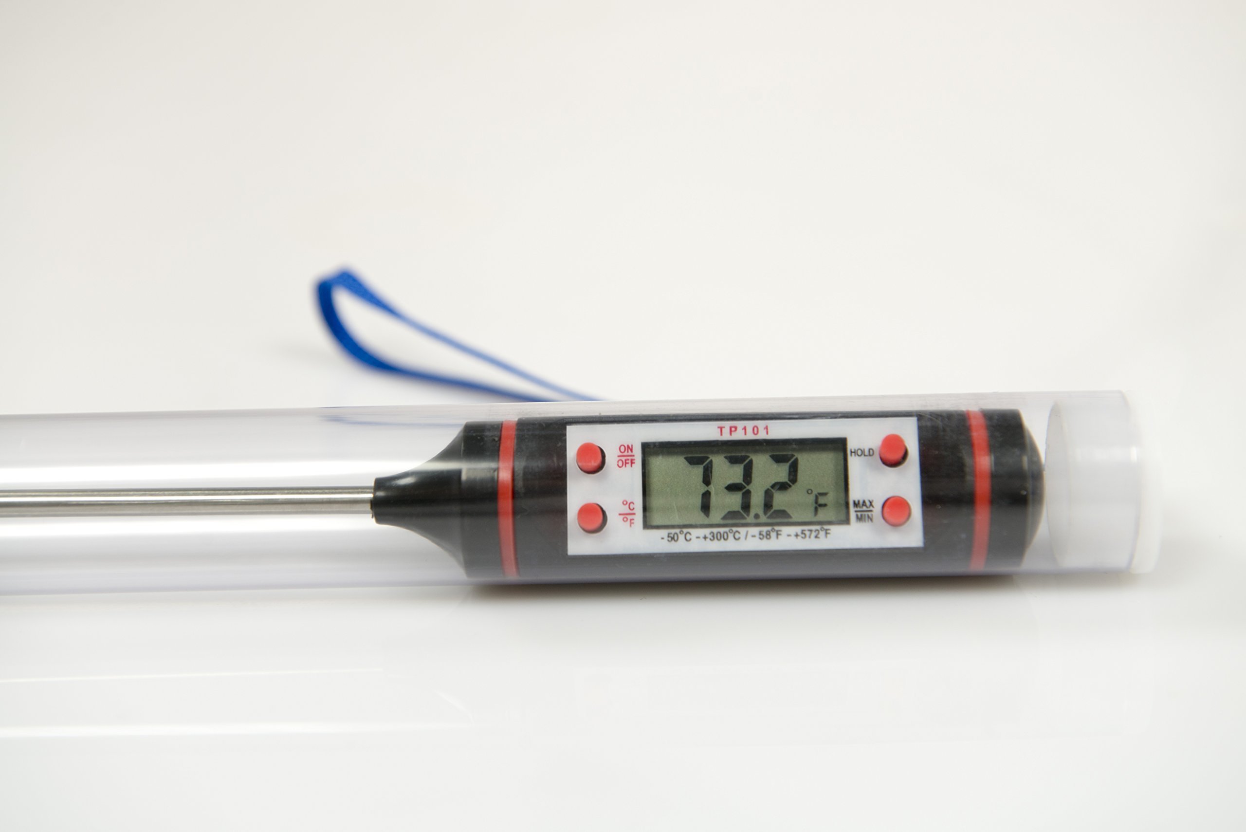 Generic TP101 Convenient Digital Food Thermometer with LCD Display (Black)