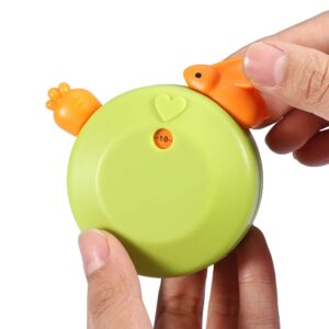 Mechanical Kitchen Timer Cartoon Rabbit Manual Countdown Mechanism 55-60 Minutes Kitchen Alarm Timing Tool for Cooking Baking Exercise(Green)