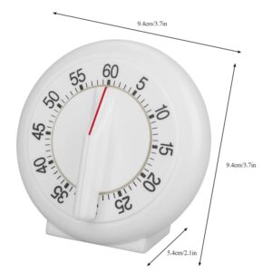 Kitchen Timer 60 Minutes Round Shape Timer Kitchen Cooking Mechanical Counter Alarm Clock for Cooking Game Timers Titness Exercising
