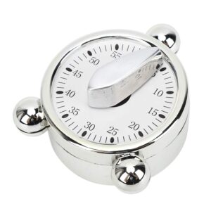 Restokki Mechanical Timer, 60 Minute Visual Countdown Timer, Time Management Tool for Kitchen Hairdressing Beauty Salon