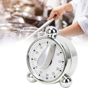 Restokki Mechanical Timer, 60 Minute Visual Countdown Timer, Time Management Tool for Kitchen Hairdressing Beauty Salon