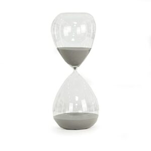 bey-berk 240 minute sand timer with grey sand