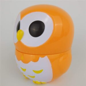 Time Vanguard Countdown Timer Cute Cartoon Animal Shape for Kids (Orange Owl)