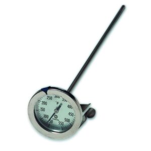 comark instruments cd550 stainless steel candy/deep fry thermometer with clip, multicolor