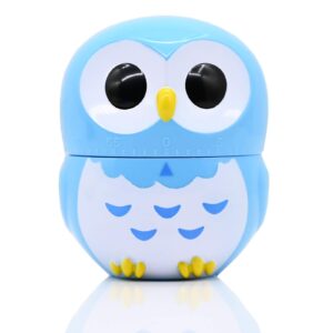 dolovemk kitchen timer,analog timer,60 minute wind up timer egg timer-loud ring timers,no batteries required 100% mechanical (owl)