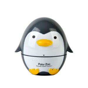 cute penguin cooking egg timer for cooking -60 minutes mechanical rotating kitchen timer