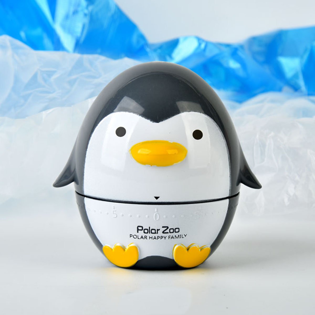 Cute Penguin Cooking Egg Timer For Cooking -60 Minutes Mechanical Rotating Kitchen Timer