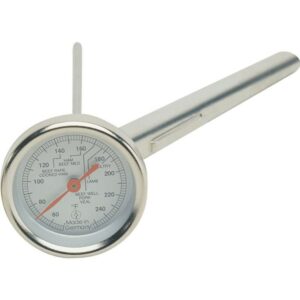 2 in Analog DIAL Meat Thermometer - 5.5 in Stainless Steel Probe Cooking Thermometer - Instant Read Food Thermometer - Candy Thermometer - Oven THERMOMETERS - Grill Thermometer - BBQ Thermometer