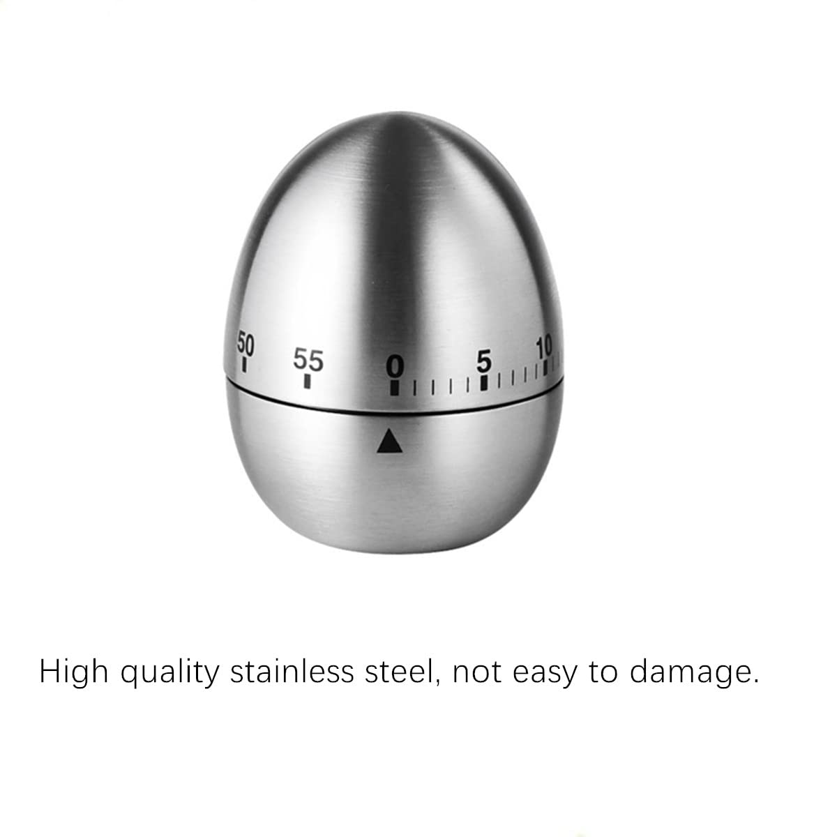 Beetoo Egg Timer, Mechanical Egg Kitchen Timer, Stainless Steel Egg Timer, Egg Kitchen Timer Cute Manual for Cooking Learning