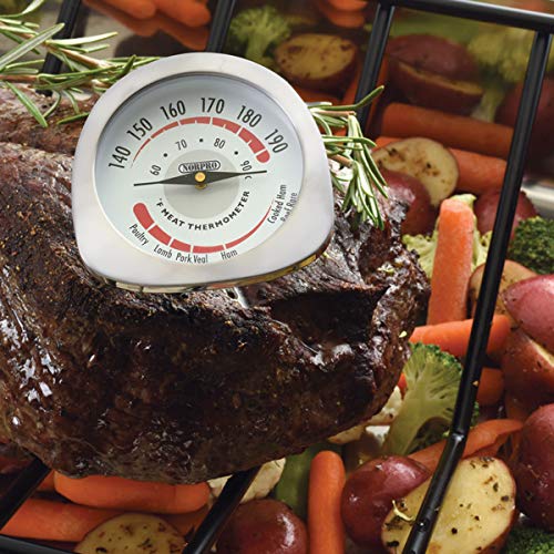 Norpro Meat Thermometer, 1 EA, Silver