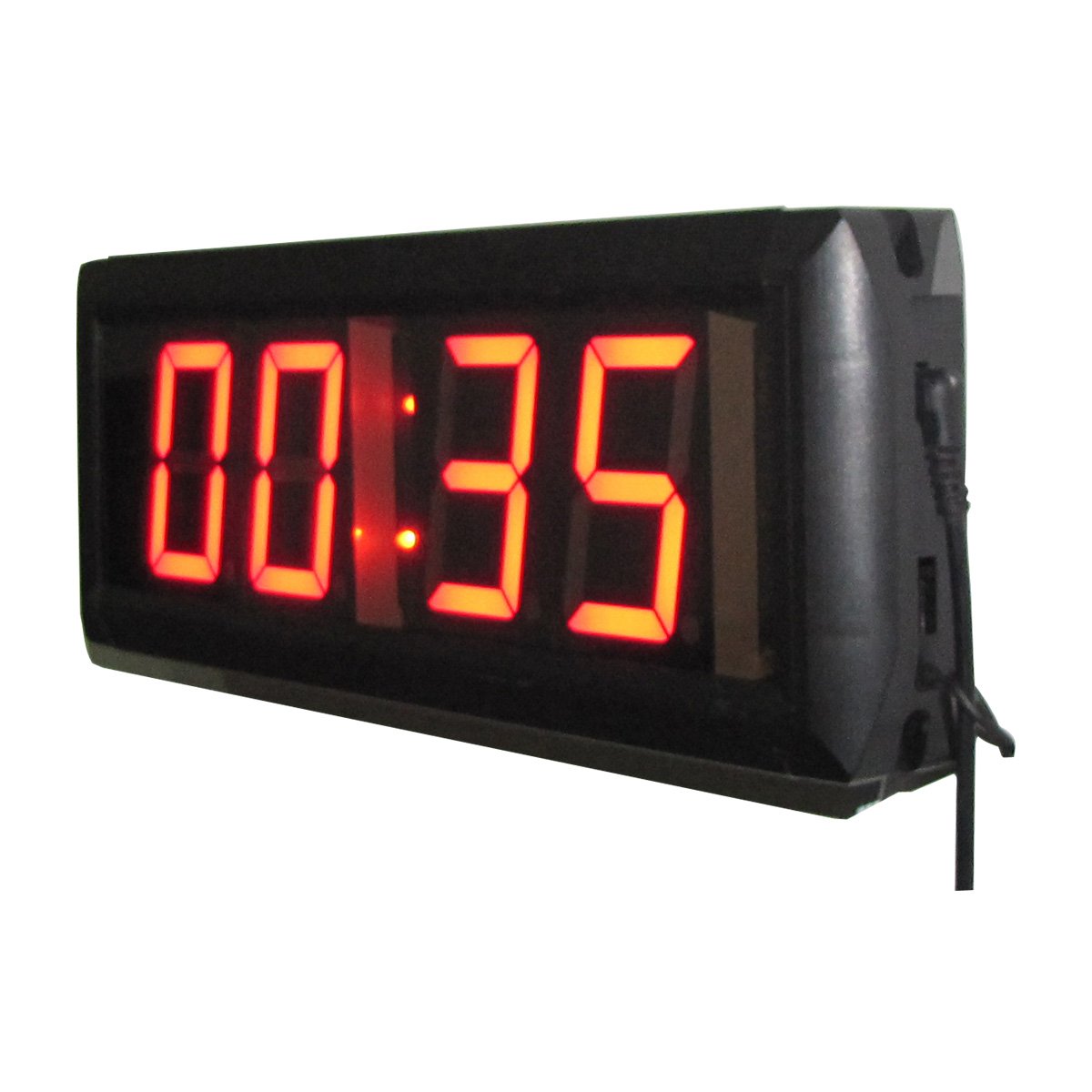 Ledgital 2.3" Countdown Timer with Real Time Clock LED Digital Wall Clock Brightness Adjustment