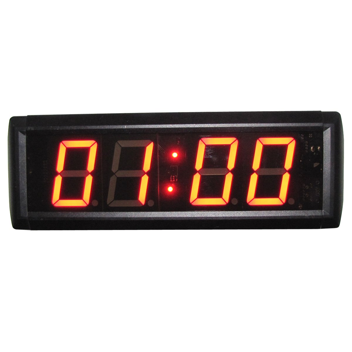 Ledgital 2.3" Countdown Timer with Real Time Clock LED Digital Wall Clock Brightness Adjustment