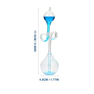 Gadpiparty Glass Sand Timer Hourglass Temperature Sensitive Sand Watch Novelty Sand Clock Hour Glass Sandglass for Kids Classroom Home Desk Office Decoration Blue