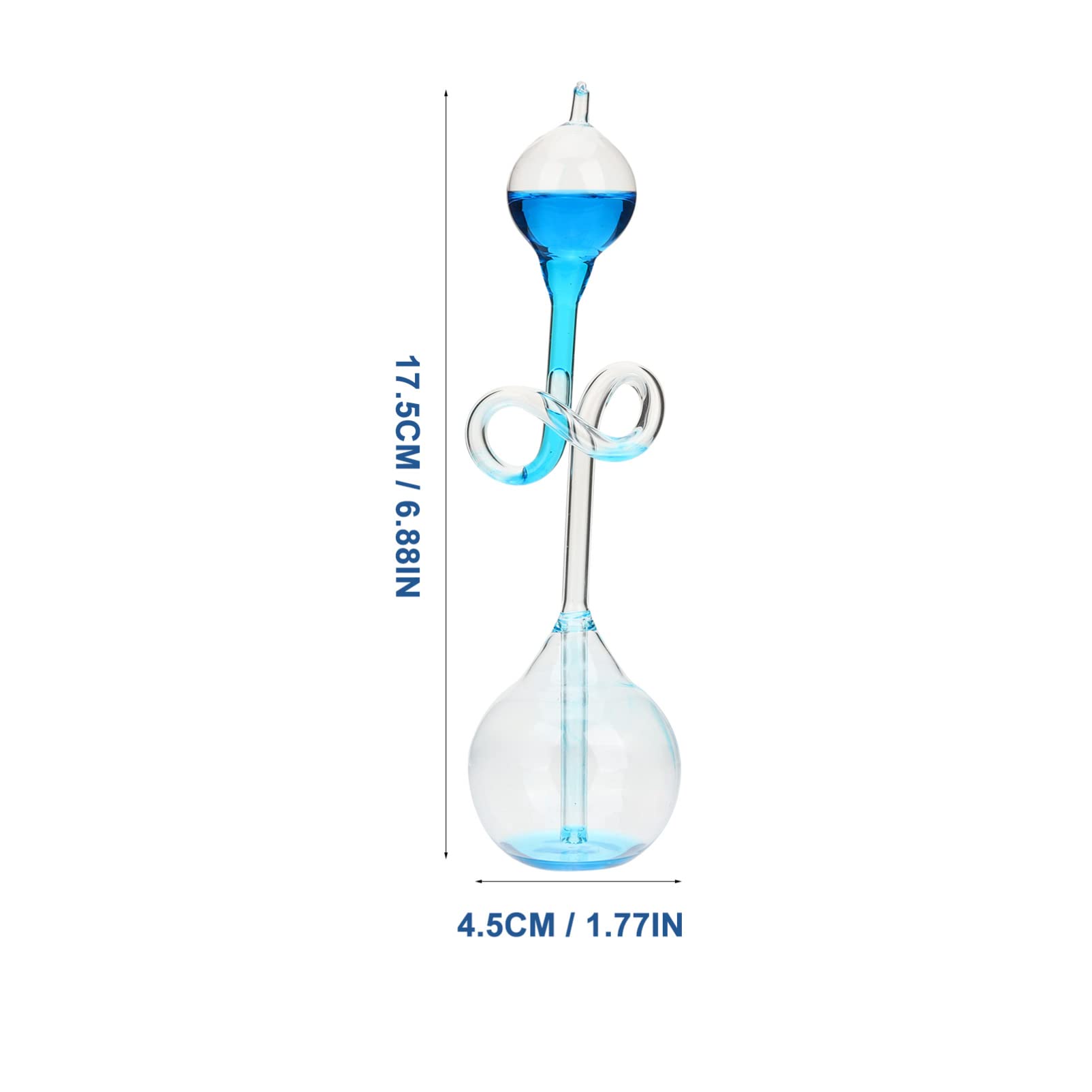 Gadpiparty Glass Sand Timer Hourglass Temperature Sensitive Sand Watch Novelty Sand Clock Hour Glass Sandglass for Kids Classroom Home Desk Office Decoration Blue