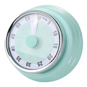 kitchen timer magnetic, kitchen cooking timer reminder, 60 minute visual countdown timer no battery required magnetic baking time management timer (green)