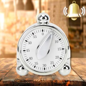 Mechanical Timer Cooking Reminder Precise Alarm Clocks for Kitchen Hairdressing and Beauty Salon