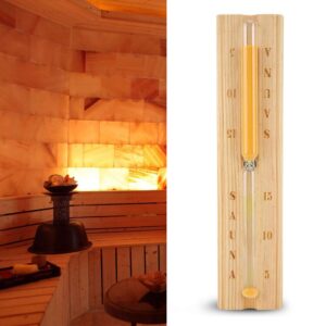 Jeffergarden Sauna Hourglass Sand Timer Countdown Clock 15 Minutes Timing Hourglass