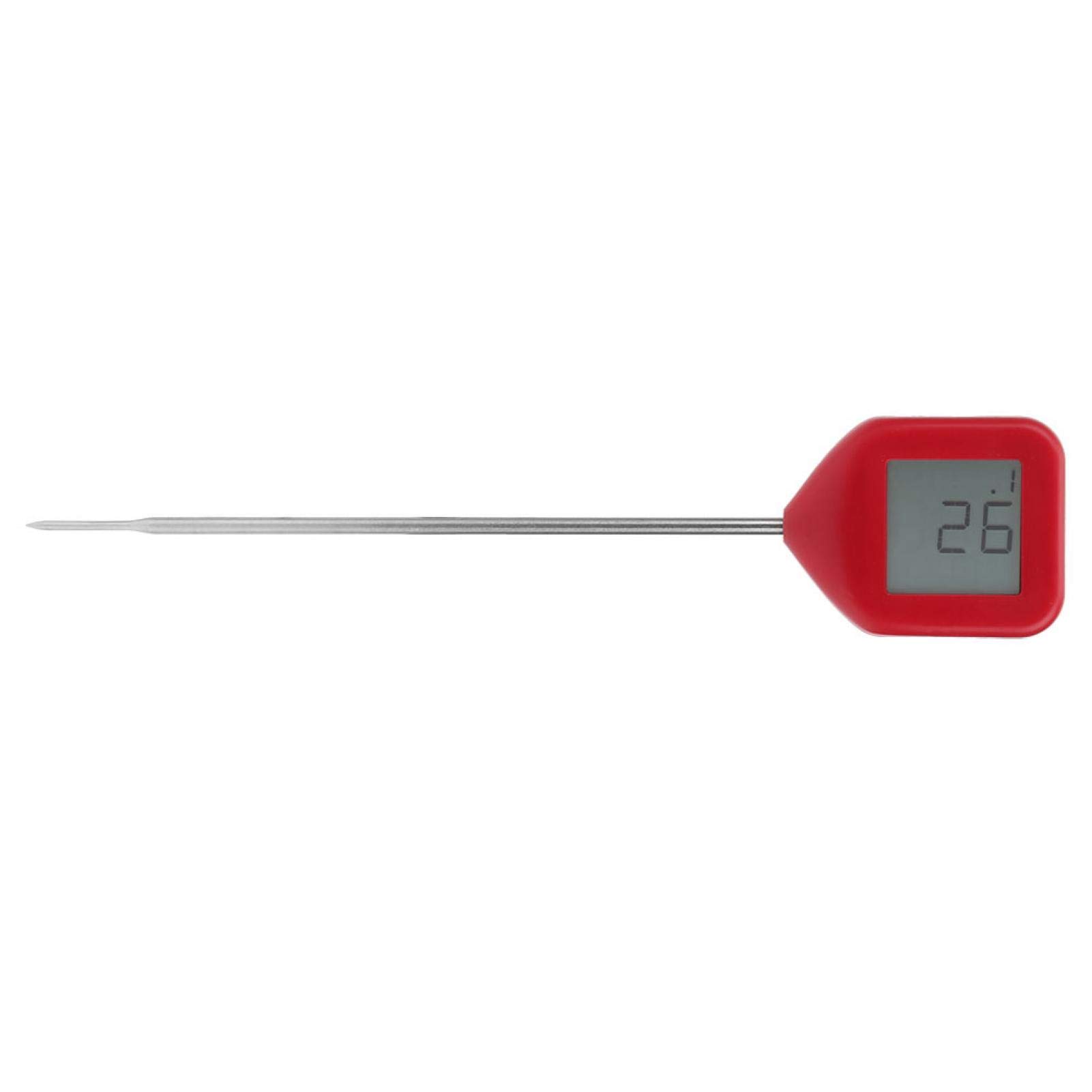 Food Thermometer 360 Degree Rotating Digital Electronic Meat Thermometer High Precision Temperature Measurement Tool for Barbecue Kitchen(Red)