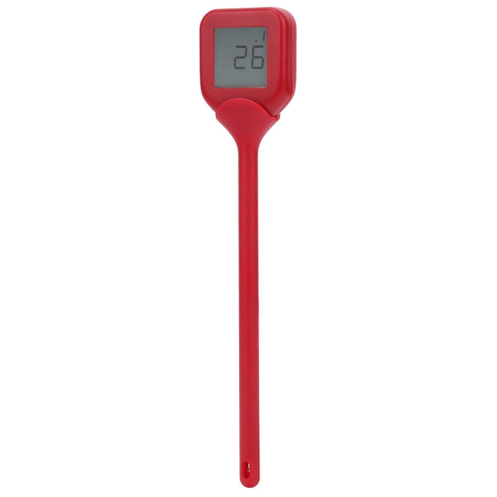 Food Thermometer 360 Degree Rotating Digital Electronic Meat Thermometer High Precision Temperature Measurement Tool for Barbecue Kitchen(Red)