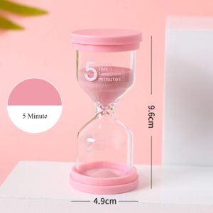 Best of Times, LLC 3 Pack 3/5/10 Minutes Glass Hourglass Sand Timer Set for Kitchen