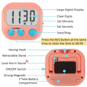 4pack Cute Classroom Timers