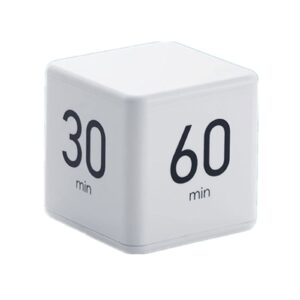 cube timer, gravity sensor flip timer kitchen timer child timer exercise timer 15 20 30 60 minutes workout timer and game timer for time management