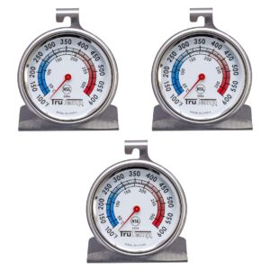 Taylor Precision Products Classic Series Large Dial Thermometer, Oven, 3 Pack3