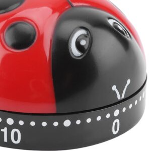 Jeffergarden Ladybug Kitchen Timer 60 Minutes Timer Mechanical Wind-Up Timer Kitchen Cooking Timer