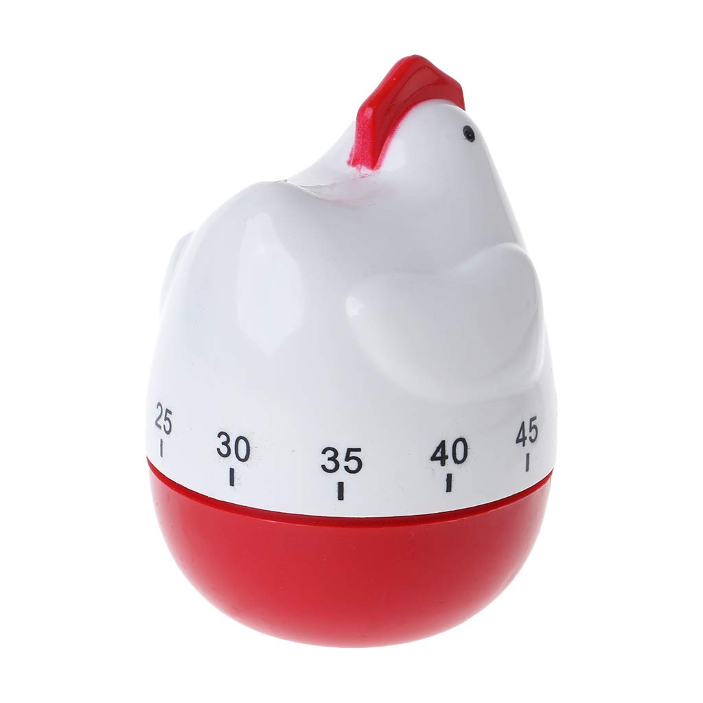 Yangfr Cute Hen Shape Kitchen Cooking Timer Mechanical Countdown Clock Alarm Reminder Tool Cooking Mechanical Timer Temporizador