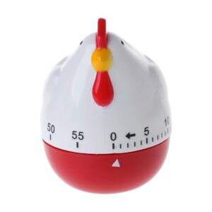 Yangfr Cute Hen Shape Kitchen Cooking Timer Mechanical Countdown Clock Alarm Reminder Tool Cooking Mechanical Timer Temporizador