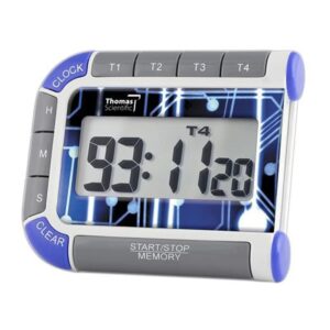 thomas 5012 traceable multi-colored timer, 0.01 percent accuracy, 2-1/4" width x 2-3/4" height x 1/2" depth
