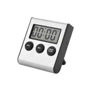 Digital Kitchen Timer Desktop Wall Mounted Timer Alarm Clock with Alarm Big Digit with Alarm, Big Digit, Back Stand