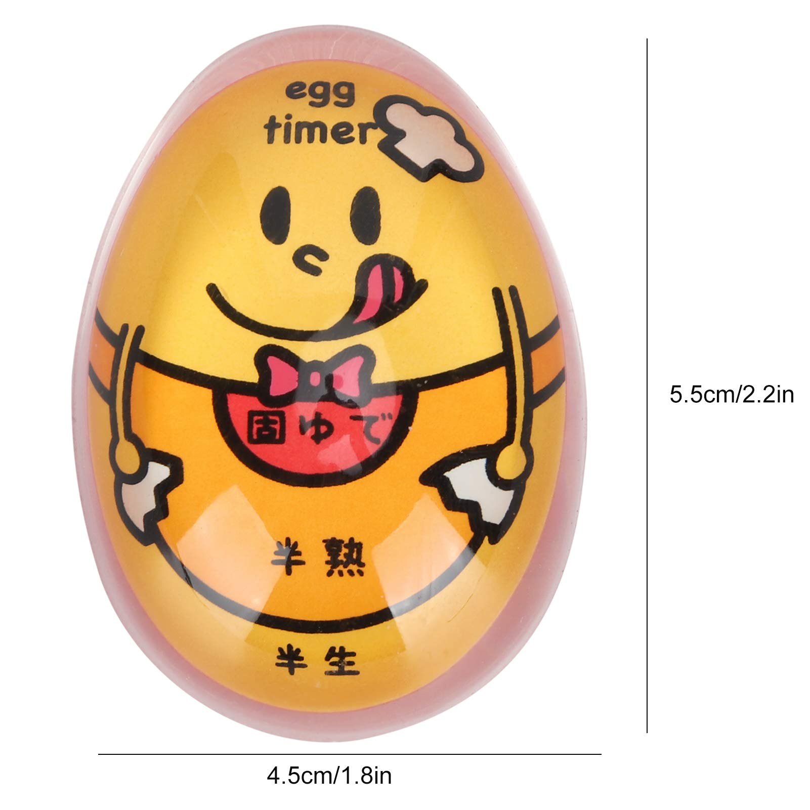 Egg Timer, Boiled Egg Timer, 1.8 X 2.2Inch Lightweight for Cooking Boiling Soft, Medium Or Hard Eggs Kitchen Boiled Egg