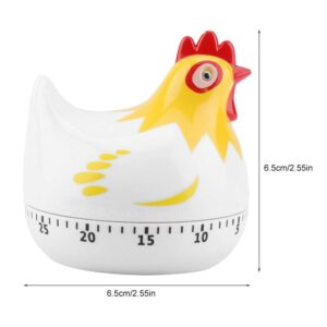 MAGT Chicken Timer, Cute Cartoon Kitchen Timer 2.55 * 2.55 Inch Cooking Timer Reminder Countdown Timer for Cooking Baking Sport Game
