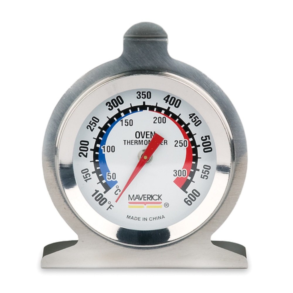 Maverick Housewares Redi-Chek Oven Thermometer, Silver