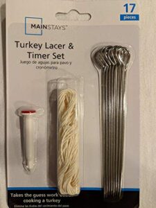 turkey lacer and timer set 17 pieces