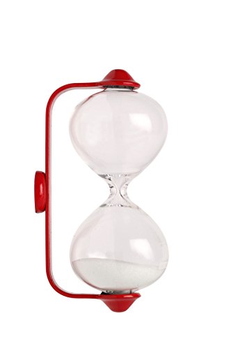 Kikkerland Magnetic 3 Minute Timer, Red