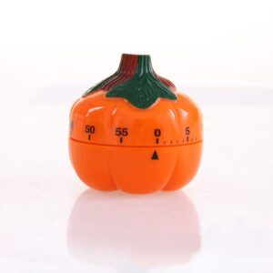 pumpkin model mechanical timers 60 minutes machinery kitchen gadget cooking timer clock alarm counters manual timer for study