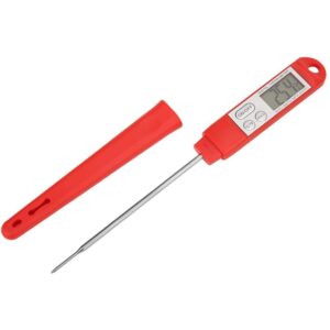 Probe Type Digital Instant Read Meat Thermometer, Waterproof Kitchen Food Cooking Thermometer with Backlight LCD, for BBQ Smoker Kitchen Grill Turkey Candy Milk Water