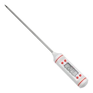 othmro 1pcs digital meat thermometer candy cooking thermometer, instant read kitchen cooking thermometer for bbq grill, oil, milk, bath water, deep fry, candle temperature -50 - 300±1 ℃