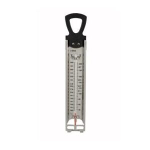 winco tmt-cdf4 paddle type candy deep fry thermometer w/ 100 to 400-temperature range - deep fry