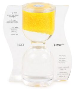 paradox tea timer warm yellow 9 cm