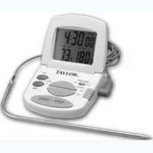 taylor classic digital oven thermometer meat 32 deg f to 392 deg f 4ft. (pack of six)