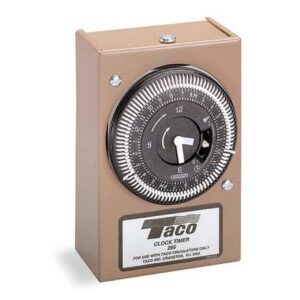 taco t265-1 00 analog timer, brown