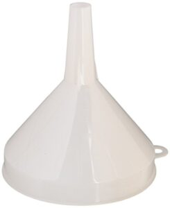 winco plastic funnel, 4 1/4-inch diameter, white, medium