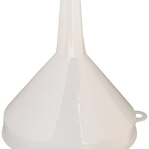 Winco Plastic Funnel, 4 1/4-Inch Diameter, White, Medium