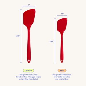 GIR: Get It Right - Premium Ultimate Silicone Spatula Turner - 12.6" x 3.0"x 0.7"- Seamless One Piece Design, Nonstick & Heat Resistant, Rubber Spatula, Baking & Cooking, BPA-Free - Vincent