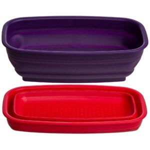 progressive prep works - berry colander (red or purple, selected at random)