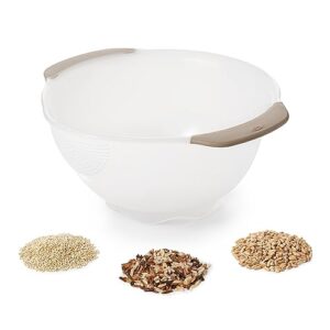 oxo good grips rice & small grains washing colander, 15.4 x 23.3 x 13.9 cm