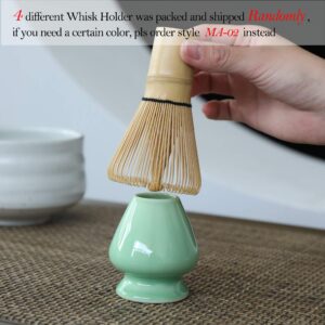 TEANAGOO MA-01 Japanese Matcha Ceremony Accessory, Matcha Whisk (Chasen), Traditional Scoop (Chashaku), Tea Spoon, Whisk Holder, The Perfect Set to Prepare a Traditional Cup of Matcha.…